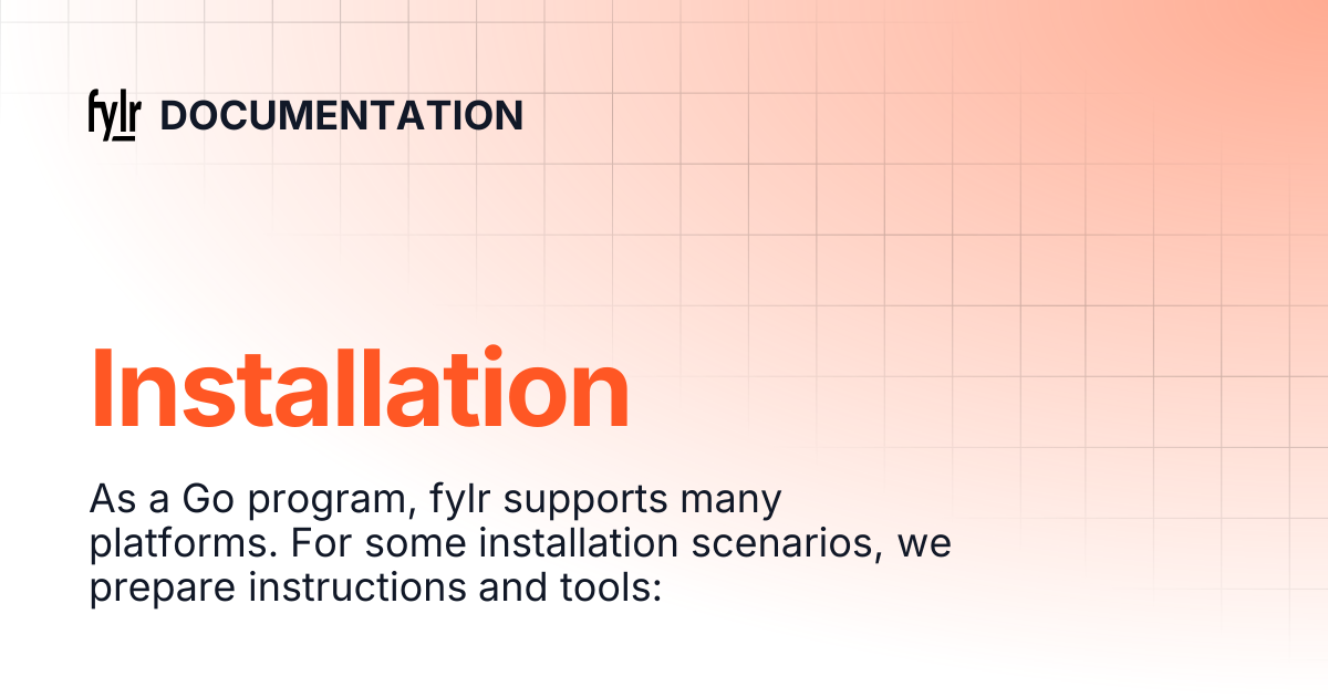Installation | DOCUMENTATION